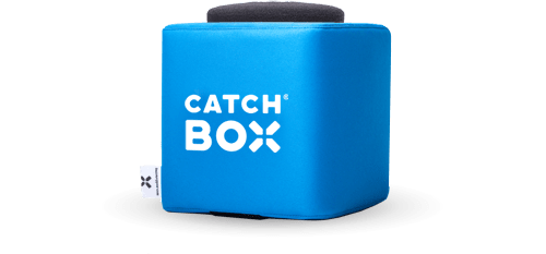 Catchbox throwable wireless microphone