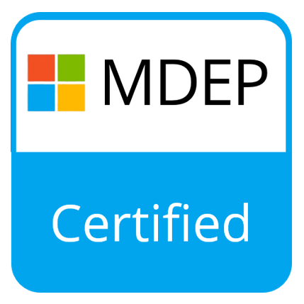 Microsoft MDEP badge