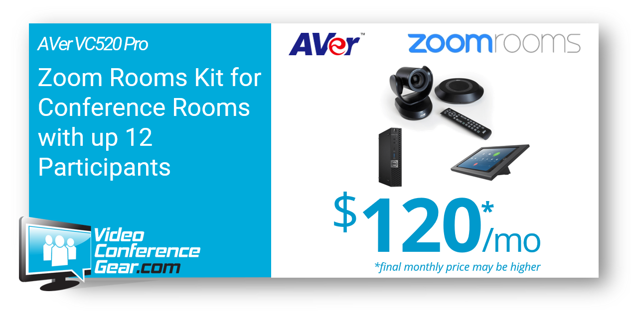 Zoom Rooms Kit of the Day the AVer VC520 Pro for Conference Rooms