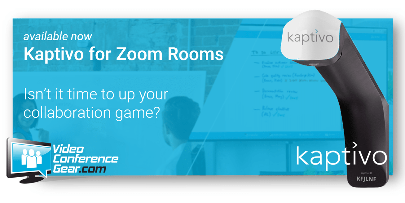 NEW from Kaptivo! The Perfect Zoom Rooms Addition to Up Your Collaboration Game